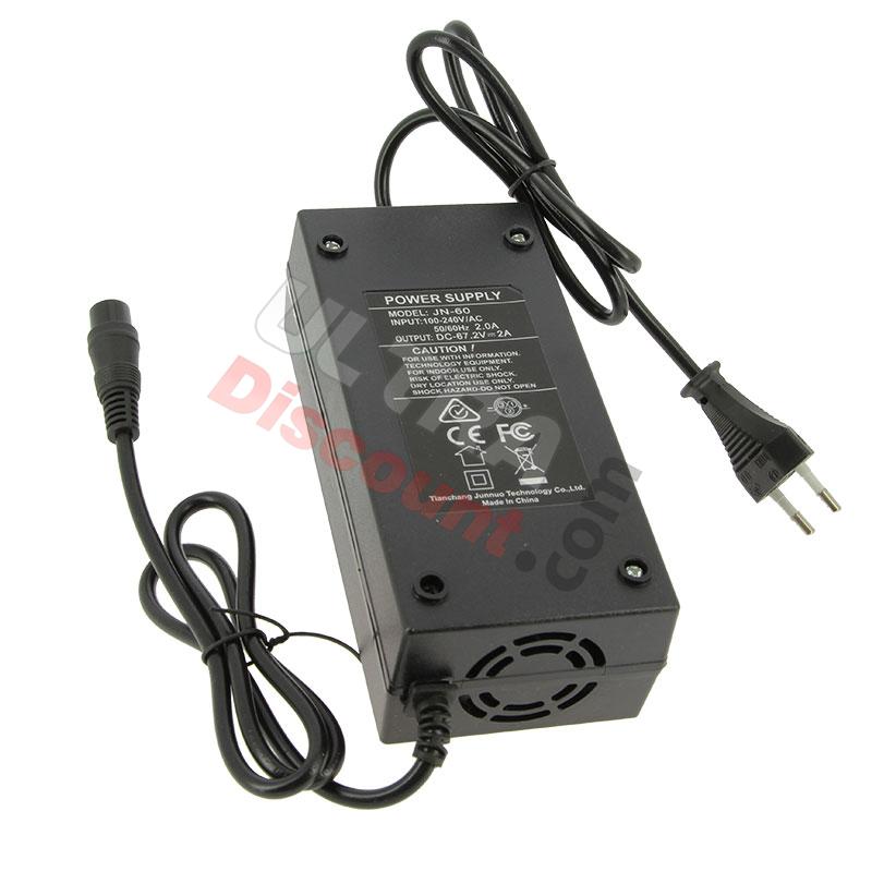 CARICABATTERIA 67.2V 2A XLR spina per Citycoco 1300W, Ricambi Citycoco