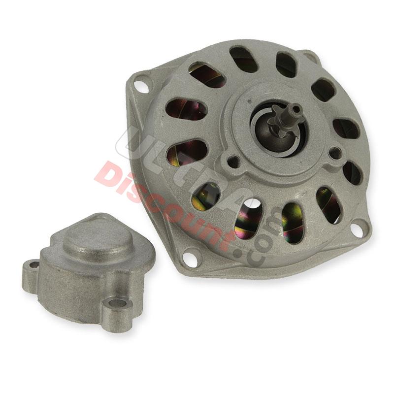 Campana frizione + coperchio + pignone a 6 denti piccolo passo, Ricambi pocket supermoto
