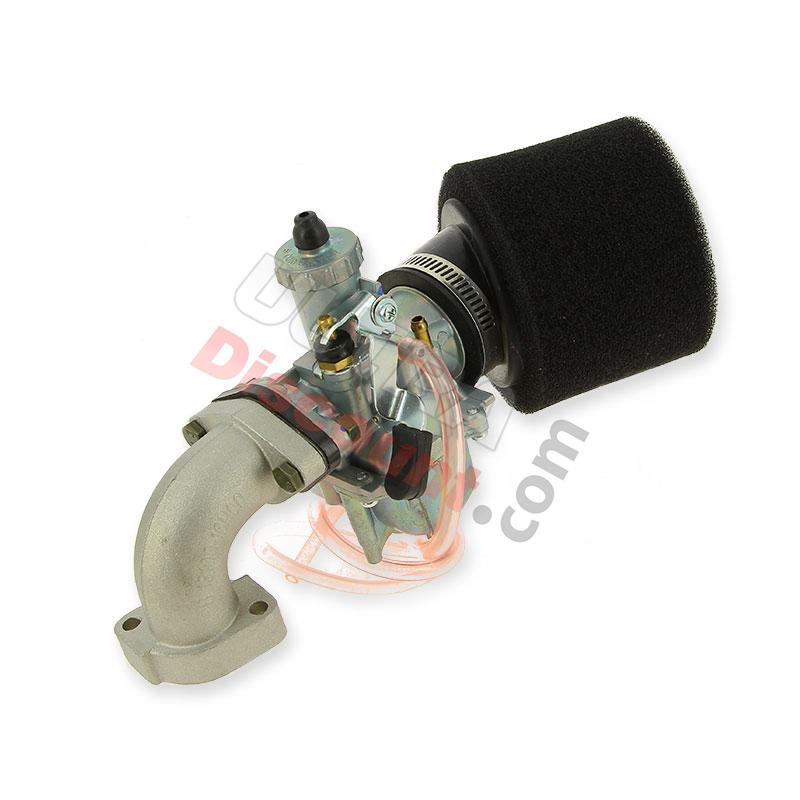 Kit carburatore 26 mm filtro in schiuma a gomito per Bubbly, Ricambi Bubbly Skyteam