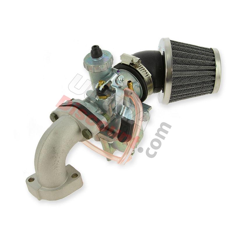 Kit carburatore 26mm filtro angolato per Skyteam Trex, Ricambi Trex Skyteam