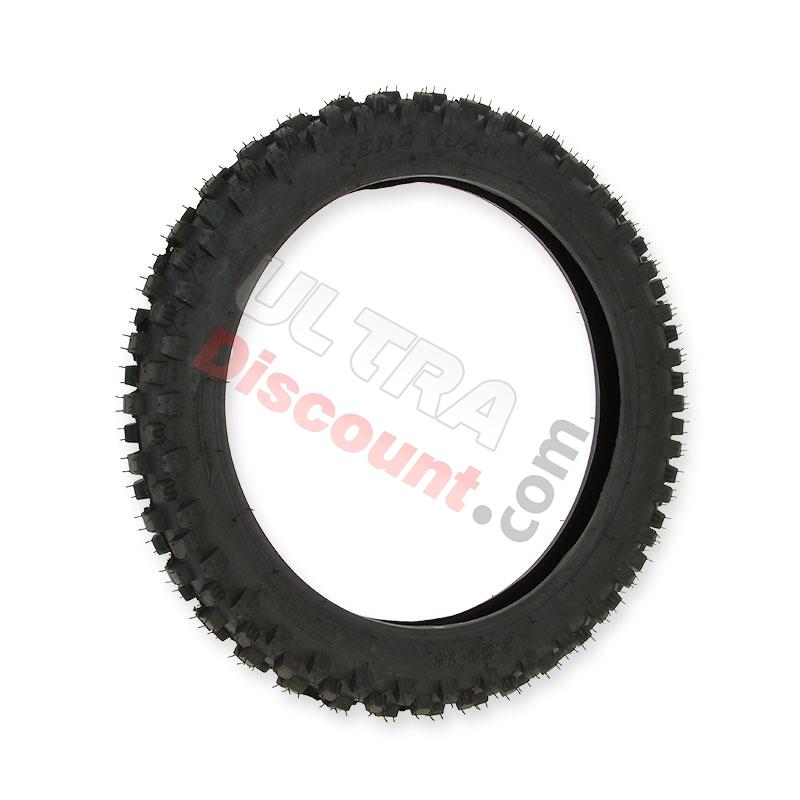 Pneumatico per Pit Bike (2.50 x 14'') con tacchetti da 12 mm, Ricambi Pit Bike