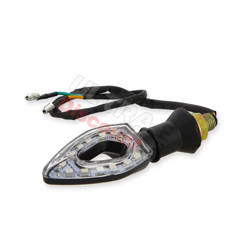 Indicatore anteriore sinistro LED per Skymax Euro 4 e Euro 5, Ricambi Dax Skymax