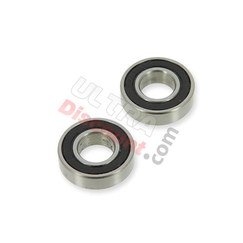 Lotto di 2 cuscinetti per ruota anteriore per Go-Kart (6002RS), Ricambi SpeedKart GoKart
