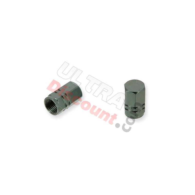 Coppia tappi valvola grigio, Ricambi Shineray 200 ST9