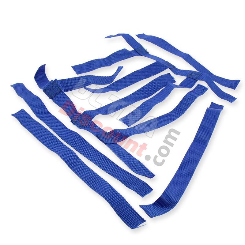 Paio di reti blu per Poggiapiede per Bashan BS250AS-43, Ricambi Bashan 250cc BS250AS-43