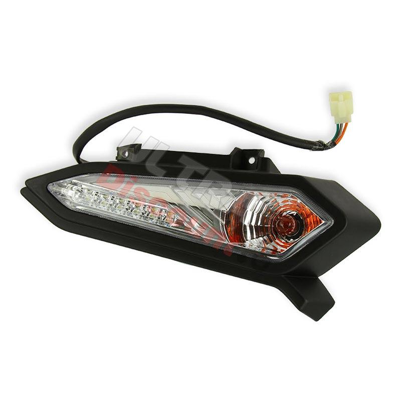 Indicatore di direzione anteriore sinistro per Bashan 250cc BS250AS-43, Ricambi Bashan 250cc BS250AS-43 Indicatore di direzione anteriore sinistro per Bashan 250cc BS250AS-43, Ricambi Bashan 250cc BS250AS-43
