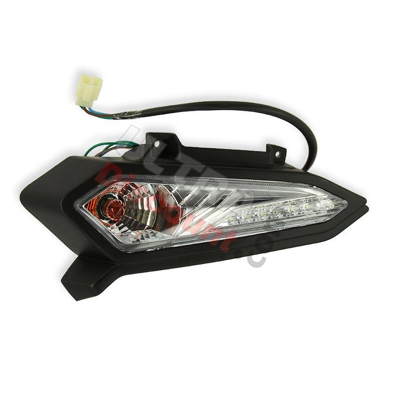 Indicatore di direzione anteriore destro per Bashan 250cc BS250AS-43, Ricambi Bashan 250cc BS250AS-43