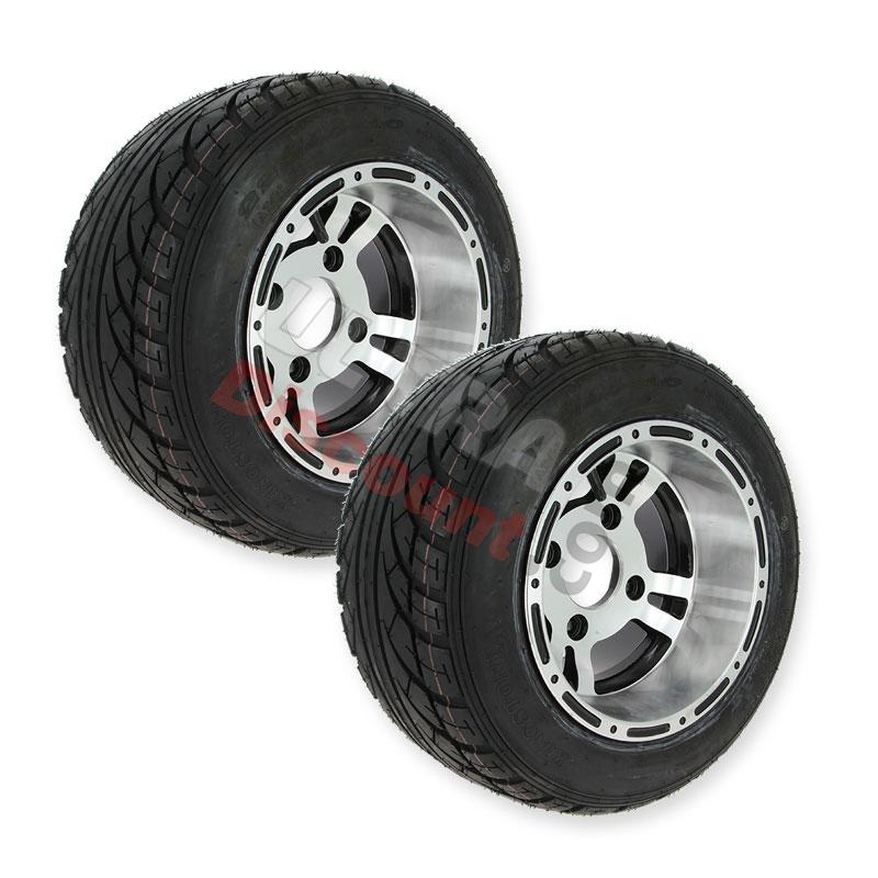 Lotto di 2 ruote posteriori per Ricambi Shineray 250 ST9C, Pezzi Quad Shineray 250 ST9C