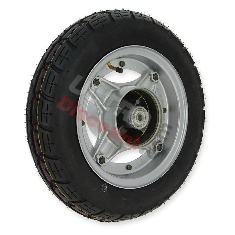 Ruota posteriore 3.50-10 completa per Dax Skymax, Ricambi Dax Skymax Ruota posteriore 3.50-10 completa per Dax Skymax, Ricambi Dax Skymax