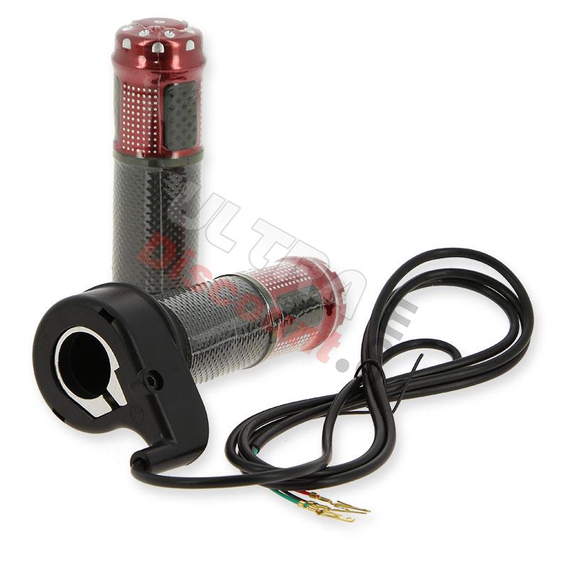 Kit presa acceleratore elettrico quad bigfoot Rossa, Ricambi ATV elettrici CRZ Kit presa acceleratore elettrico quad bigfoot Rossa, Ricambi ATV elettrici CRZ