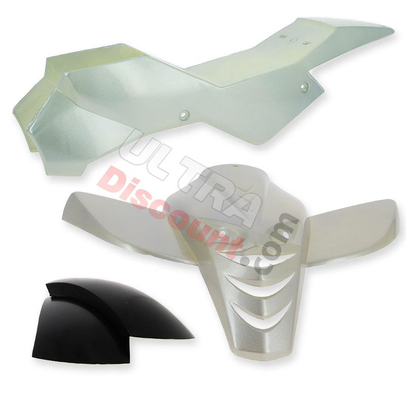 Carena mini quad grigio metallo tipo2, Ricambi mini quad Carena mini quad grigio metallo tipo2, Ricambi mini quad