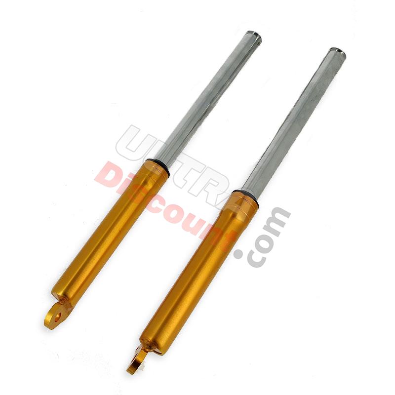 Steli forcella per mini moto cross oro (Tipo 1), Ricambi Mini moto cross