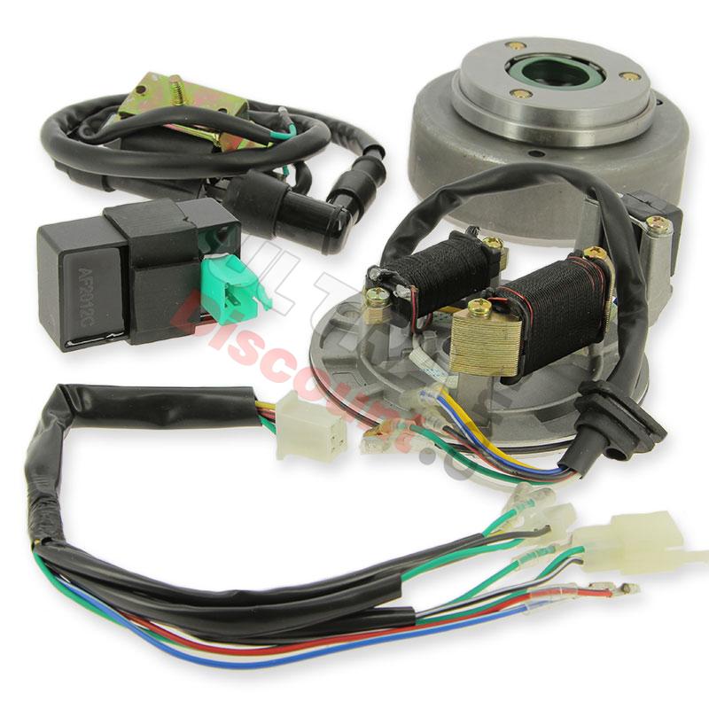 Sistema avviamento completo per Pit Bike 110cc 125cc avviamento a pedale, Ricambi Pit Bike