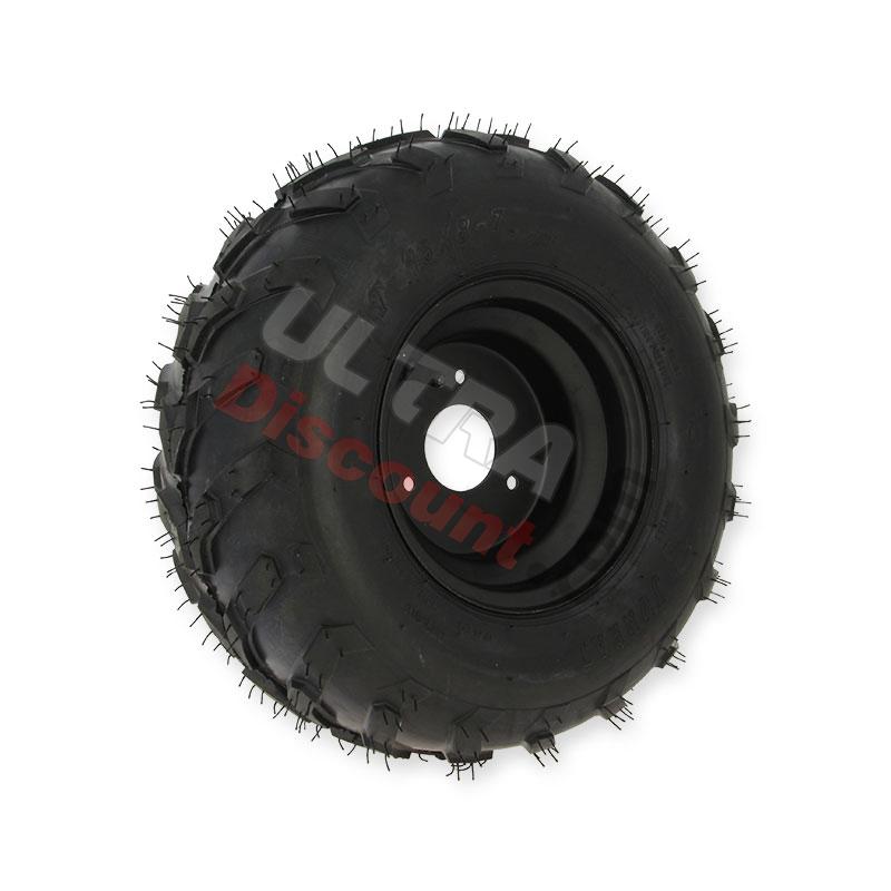 Ruota sinistra 16x8-7 completa per mini quad (Typo 2), Ricambi Quad 110cc - 125cc