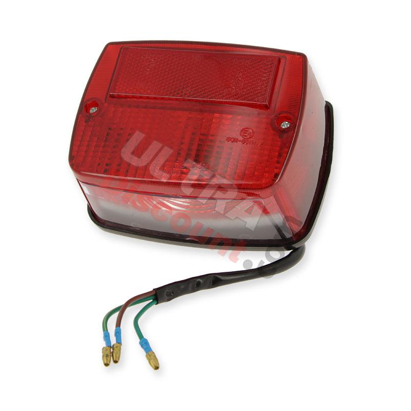 Faro posteriore per Citycoco rosso (type2), Ricambi Citycoco