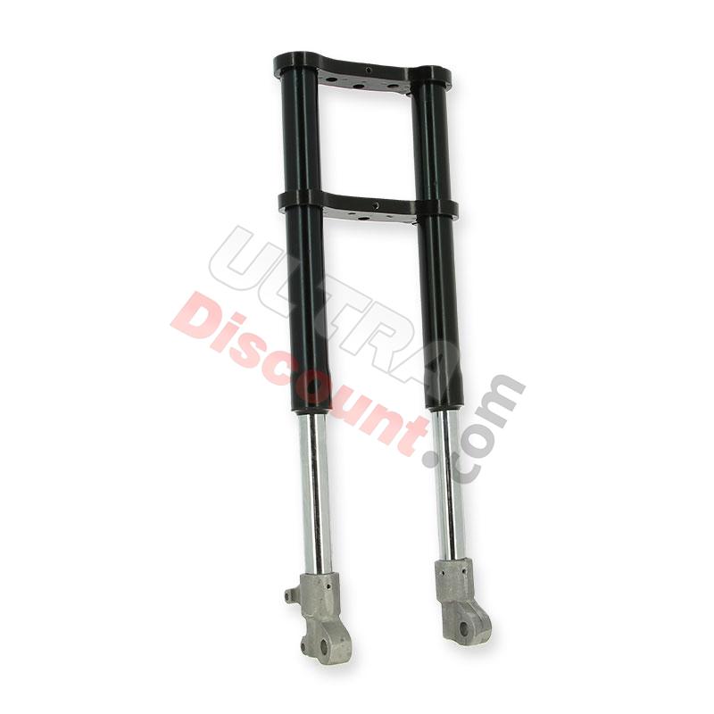 Forcella completamente rovesciata per mini moto cross nero, Ricambi Dirt Nitro Forcella completamente rovesciata per mini moto cross nero, Ricambi Dirt Nitro