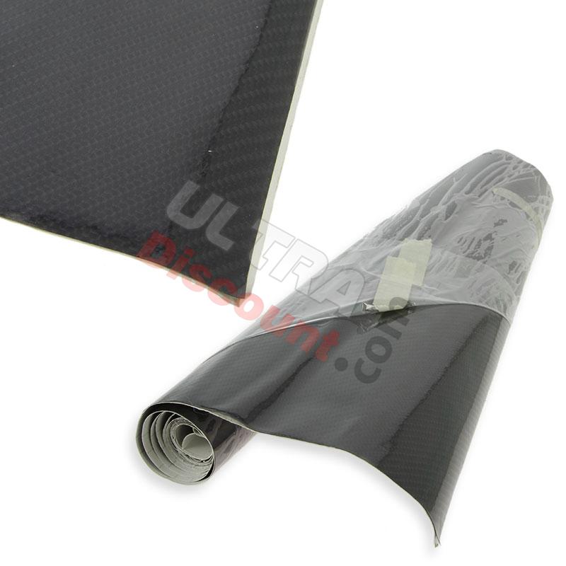 Wrap roll autoadesivo in finto carbonio per Dirt Bike (Nero), Ricambi Pit Bike
