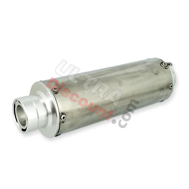 Silenziatore di scarico cromato per Skyteam Cobra 125cc, Ricambi Cobra Skyteam Silenziatore di scarico cromato per Skyteam Cobra 125cc, Ricambi Cobra Skyteam