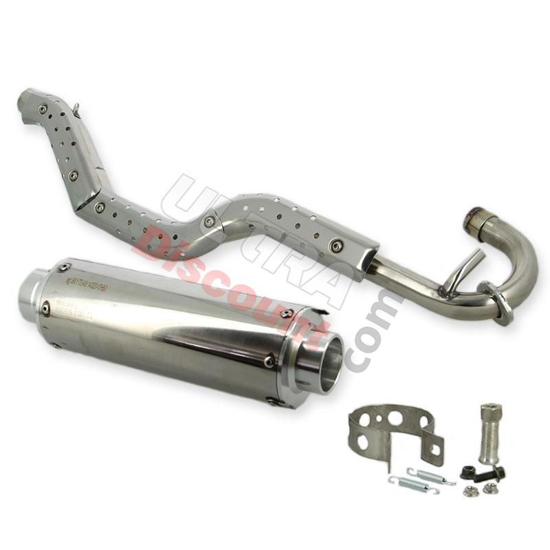 Marmitta cromato per Skyteam Cobra 50cc, Ricambi Cobra Skyteam Marmitta cromato per Skyteam Cobra 50cc, Ricambi Cobra Skyteam