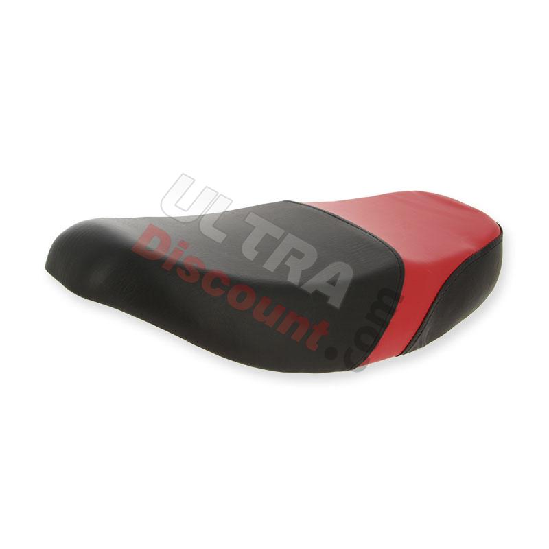 Sella 2 posti nera e rossa per scooter Citycoco, Ricambi Citycoco