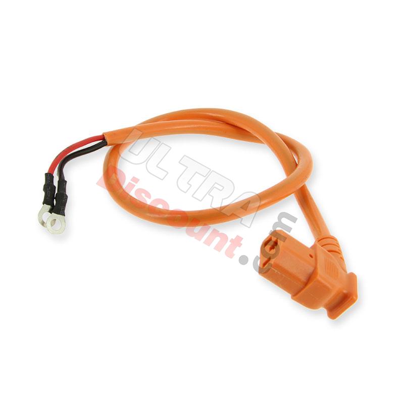 Cavo di alimentazione della batteria (52cm) per Citycoco - Arancione fluo, Ricambi Citycoco Cavo di alimentazione della batteria (52cm) per Citycoco - Arancione fluo, Ricambi Citycoco