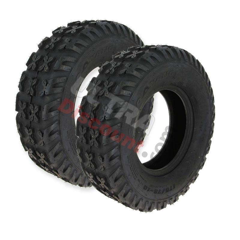 Coppia di pneumatici anteriori 21x7-10 per ATV cinese (typo3), Ricambi Quad cinesi 200cc