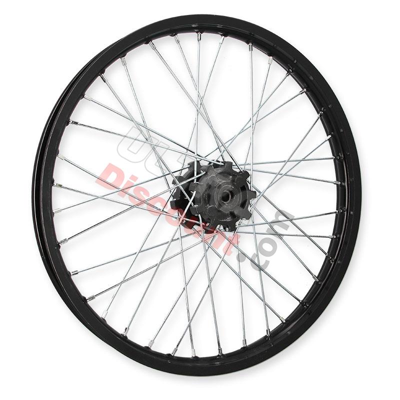 Cerchio anteriore 21'' per Pit Bike AGB30 - Nero, Ricambi Pit Bike Cerchio anteriore 21'' per Pit Bike AGB30 - Nero, Ricambi Pit Bike
