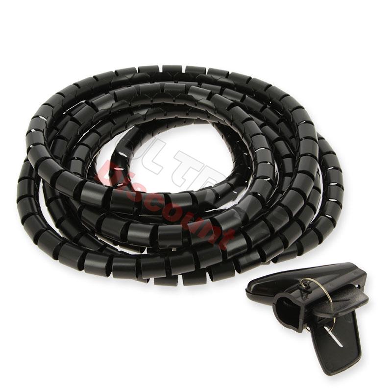 Copricavo 16mm lunghezza 3m per Shineray 150cc (Nero), Ricambi Shineray 150 STE