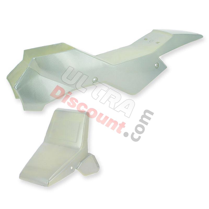 Carena mini Supermotard grigio metallo tipo1, Ricambi pocket supermoto Carena mini Supermotard grigio metallo tipo1, Ricambi pocket supermoto