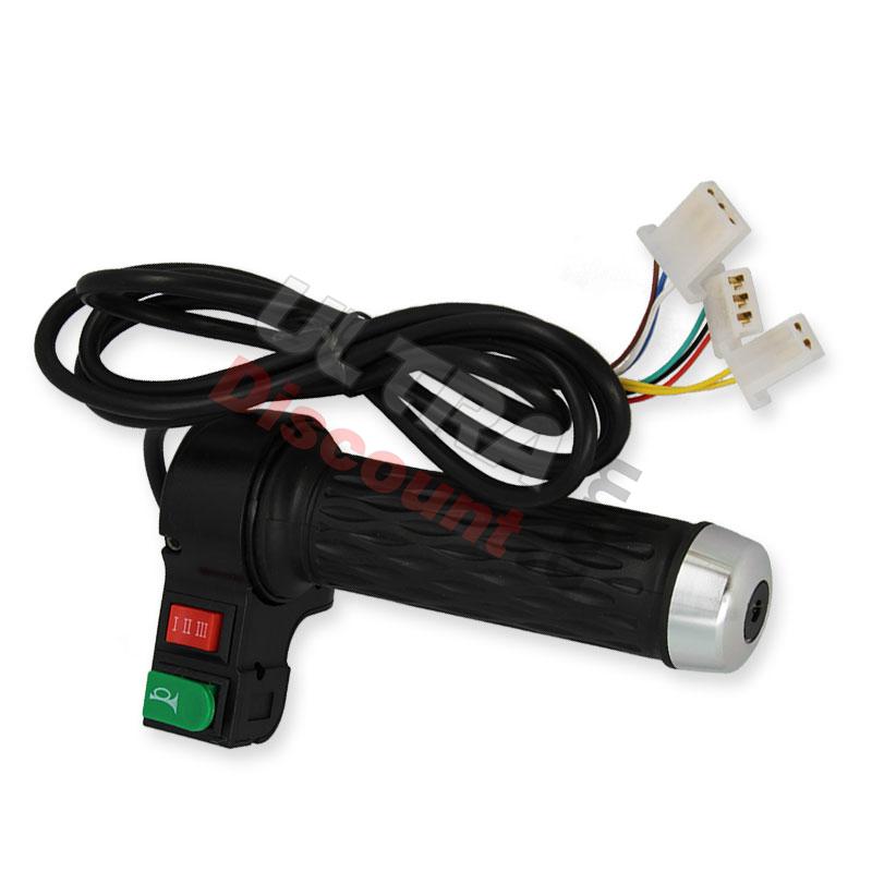 Presa acceleratore elettrico Citycoco 3 ruote, Ricambi Citycoco Presa acceleratore elettrico Citycoco 3 ruote, Ricambi Citycoco
