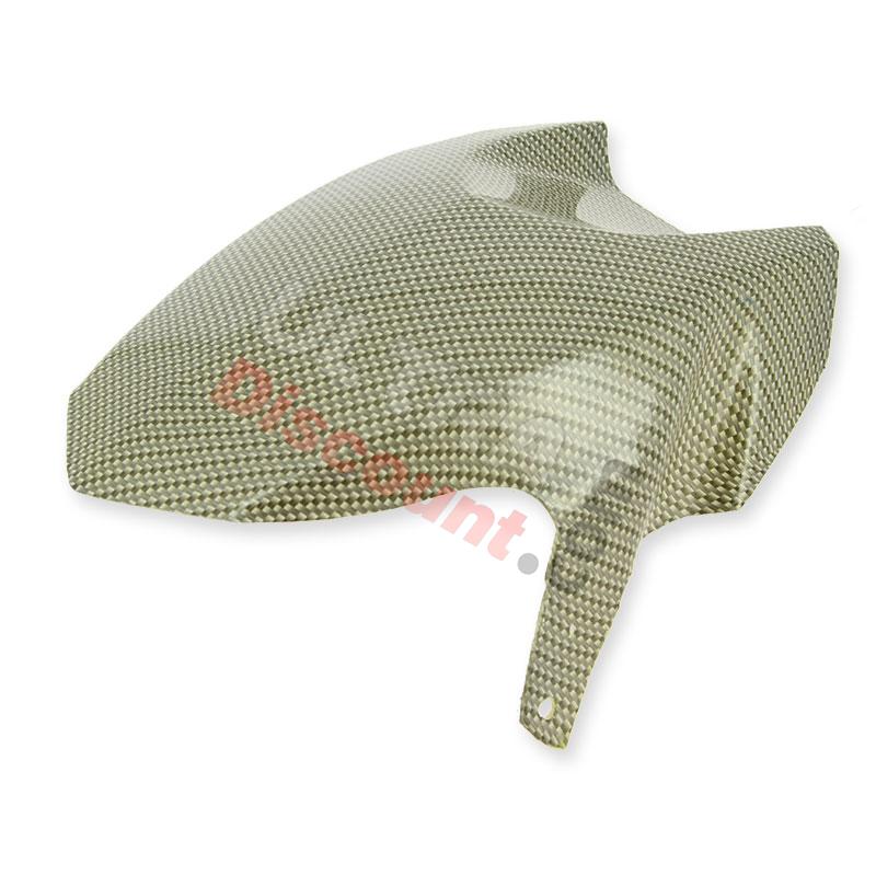 Parafango anteriore per mini moto MT4 carbonio bianco, Ricambi Pocket Blata MT4 Parafango anteriore per mini moto MT4 carbonio bianco, Ricambi Pocket Blata MT4