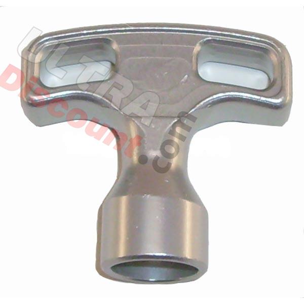 Manopola per avviamento a strappo di colore Alluminio, Ricambi Pocket Blata MT4 Manopola per avviamento a strappo di colore Alluminio, Ricambi Pocket Blata MT4