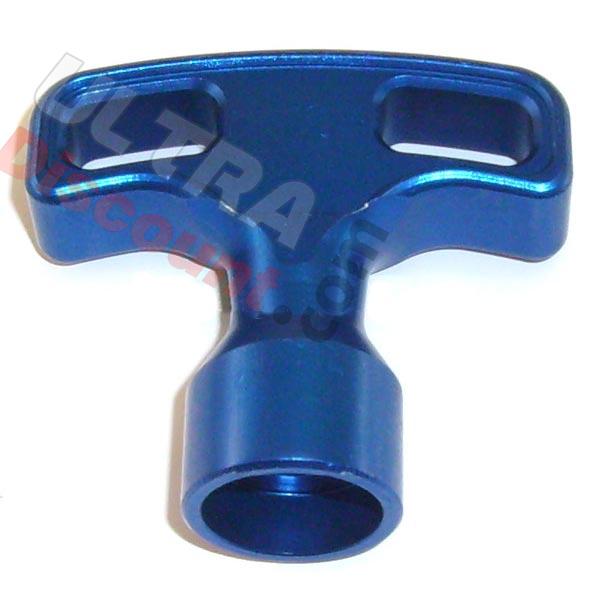 Manopola per avviamento a strappo di colore blu, Ricambi Polini 911 GP3 Manopola per avviamento a strappo di colore blu, Ricambi Polini 911 GP3