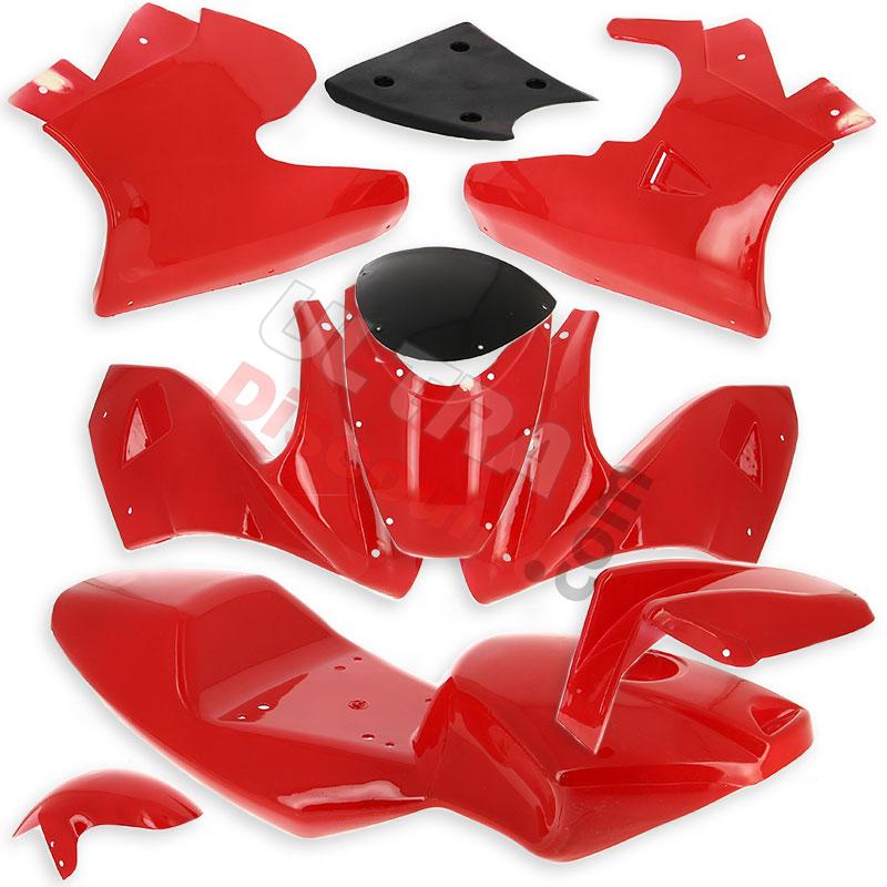Carena per mini moto 47 49cc rossa (piccolo difetto di verniciatura), Ricambi Mini Moto Carena per mini moto 47 49cc rossa (piccolo difetto di verniciatura), Ricambi Mini Moto