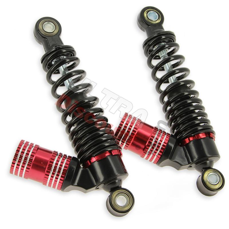 Coppia ammortizzatori posteriori (210mm) per Mini Citycoco rosso, Ricambi Mini Citycoco Coppia ammortizzatori posteriori (210mm) per Mini Citycoco rosso, Ricambi Mini Citycoco