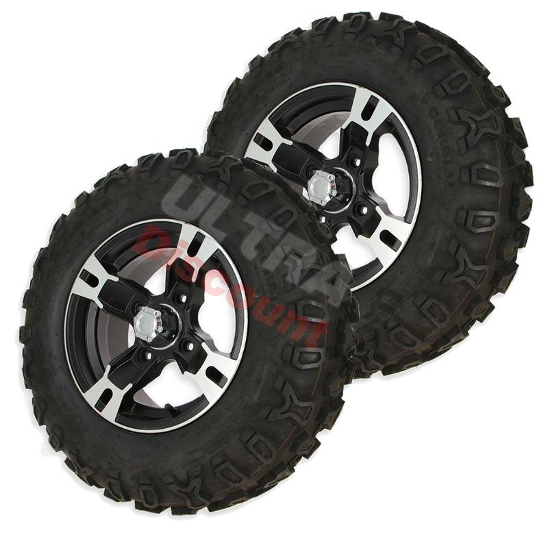 Lotto di 2 ruote anteriori per Bashan 300cc BS300AU-2, Bashan 300cc BS300AU-2