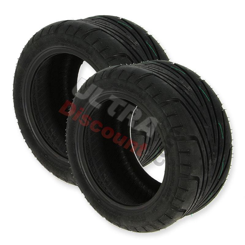 Coppia di pneumatici posteriori per Quad SPY RACING 350 (225-40-10), Ricambi Quad SPY350F3