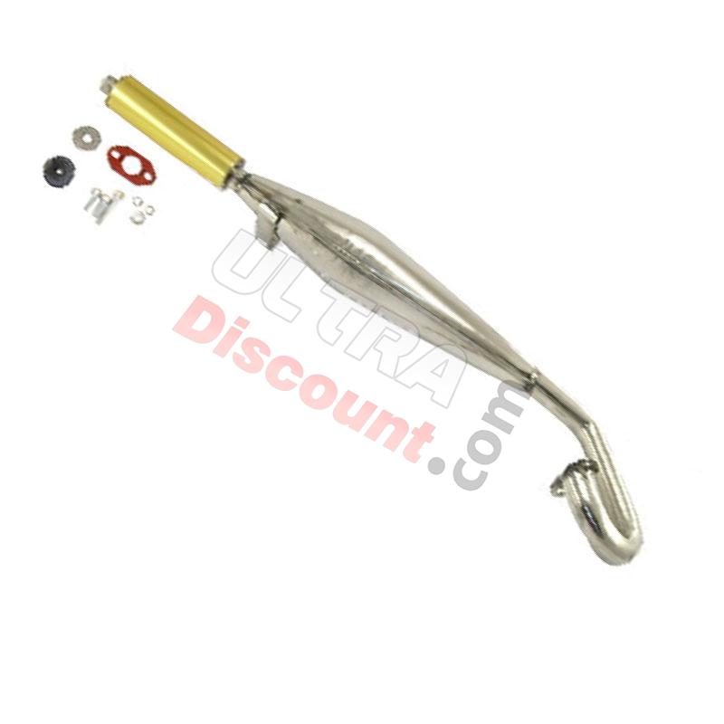 Marmitta tuning Inox per mini quad (tipo 1, oro), Ricambi mini quad Marmitta tuning Inox per mini quad (tipo 1, oro), Ricambi mini quad