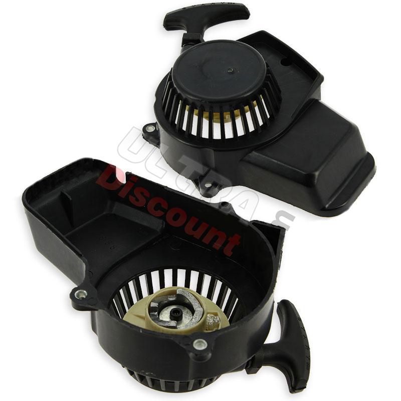 Avviamento a strappo in plastica + Pignone in alluminio per mini moto, Ricambi pocket supermoto