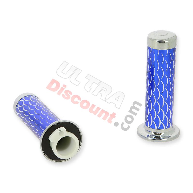 Manopole squamate (blu), Ricambi Polini 911 GP3 Manopole squamate (blu), Ricambi Polini 911 GP3