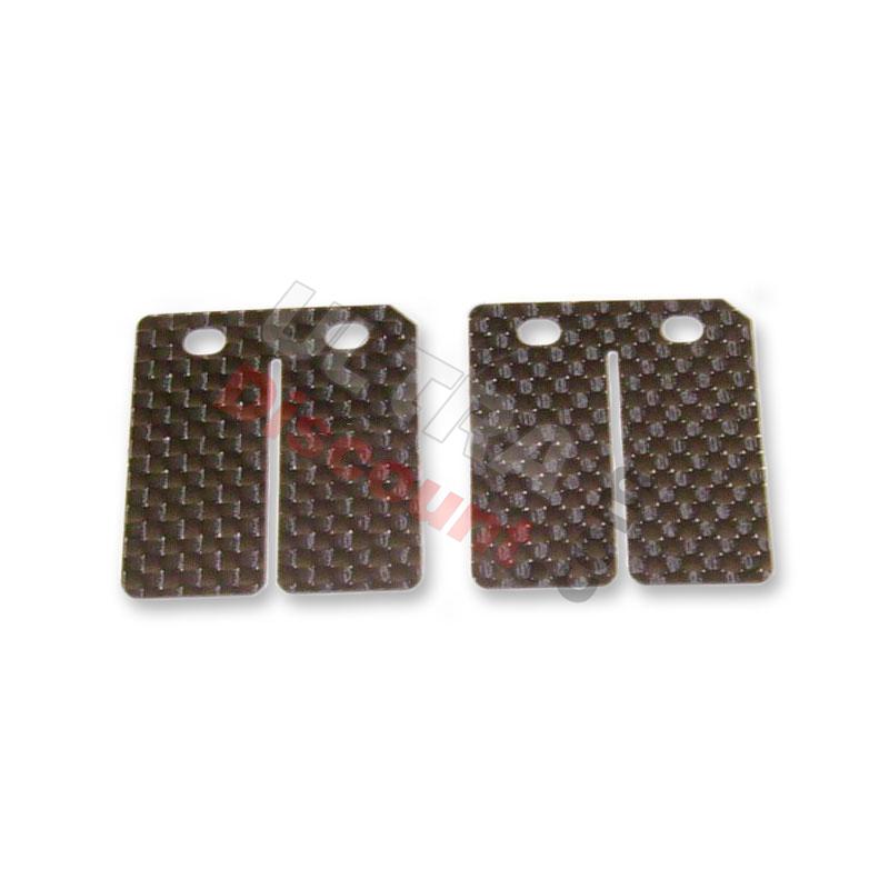 Coppia di lamelle in carbonio MTA4 tipo A, Ricambi Pocket Blata MT4 Coppia di lamelle in carbonio MTA4 tipo A, Ricambi Pocket Blata MT4