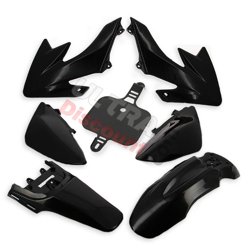 Carena adattabile su Pit Bike CRZ (nera), Ricambi Pit Bike Carena adattabile su Pit Bike CRZ (nera), Ricambi Pit Bike