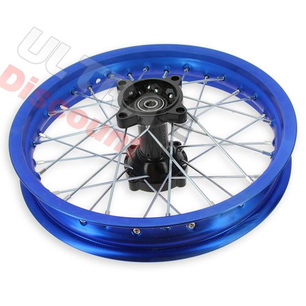 Cerchio 14'' posteriore per Pit Bike AGB30 (blu, tipo 4), Ricambi Pit Bike