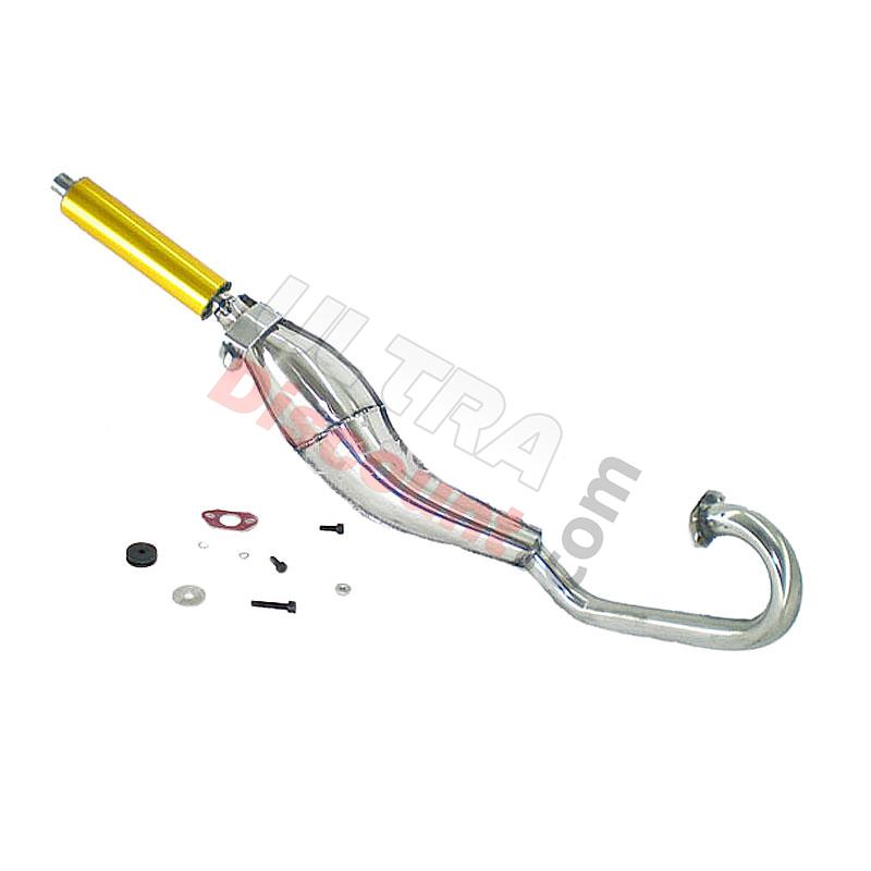 Marmitta Tuning per mini supermotard (tipo 2, oro), Ricambi pocket supermoto Marmitta Tuning per mini supermotard (tipo 2, oro), Ricambi pocket supermoto