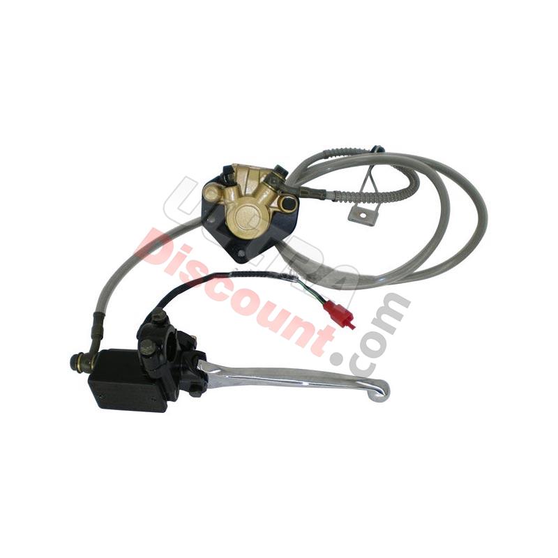 Freno posteriore completo per scooter Baotian BT49QT-12 (tipo 1), Ricambi Baotian BT49QT-12