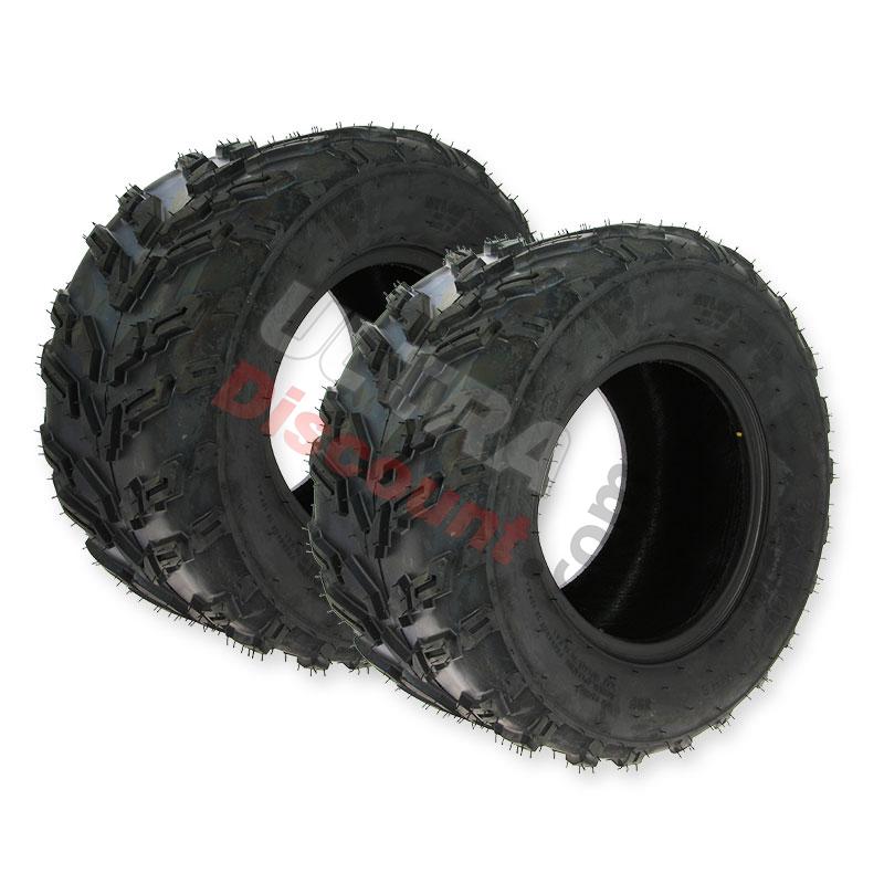Coppia di pneumatici posteriori per Quad Bashan BS200S-7 (20x10-10), Ricambi quad Bashan 200cc BS200S7