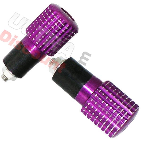 Tappi protezione maniglia viola (tipo 6), Ricambi quad Bashan 250cc BS250S11