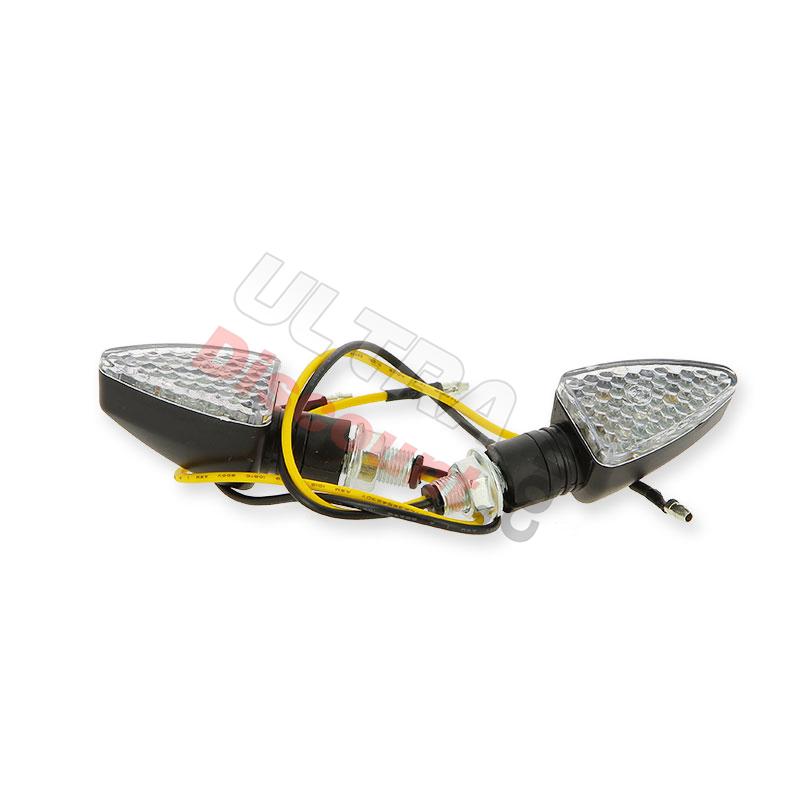Indicatori di direzione anteriori a Led per Quad Bashan 200cc (BS200S-7) , Ricambi quad Bashan 200cc BS200S7