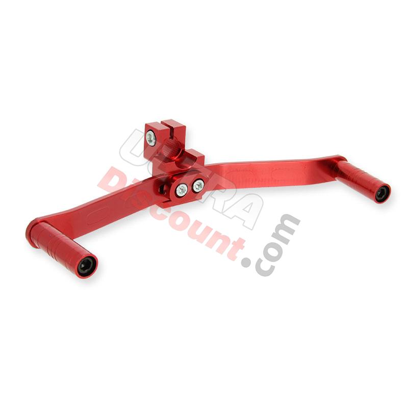 Pedale cambio in alluminio per Quad (Rossa), Ricambi Shineray 200STIIE e STIIEB