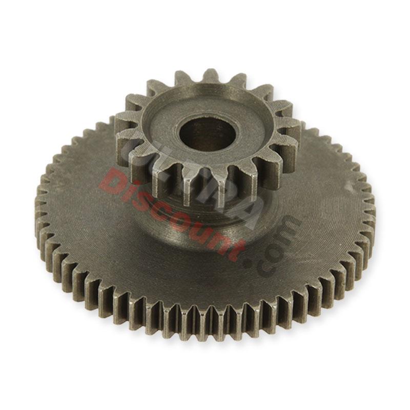 Doppio pignone per motorino di avviamento per Shineray 250cc ST-9E-STIXE (17 denti), Ricambi quad 250cc STIXE ST9E